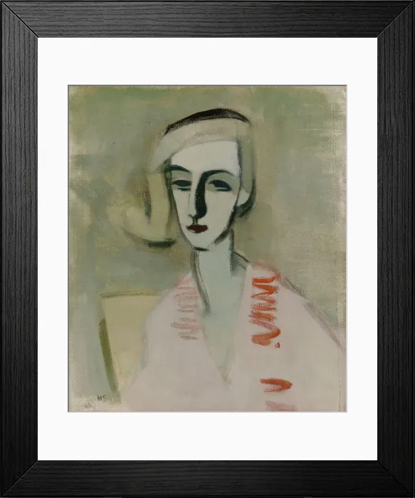 Framed Print : The Teacher, 1933. Creator: Helene Schjerfbeck