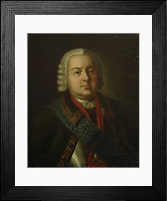 Framed Print : Portrait of Prince Nikita Yurievich Trubetskoy (1699-1767), c 1785. Creator: Anonymous Framed Print : Portrait of Prince Nikita Yurievich Trubetskoy (1699-1767), c 1785. Creator: Anonymous