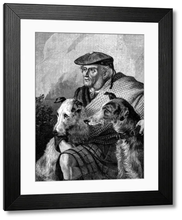 Framed Print : Waiting For The Shot, by James Hardy, Jun. in the Dudley Gallery, 1871. Creator: W Hollidge Framed Print : Waiting For The Shot, by James Hardy, Jun. in the Dudley Gallery, 1871. Creator: W Hollidge