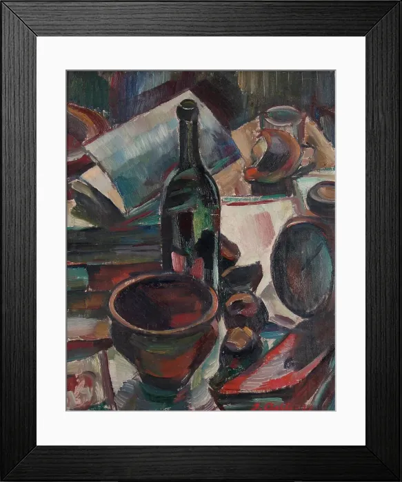 Framed Print : Still Life, 1921. Creator: Ilmari Aalto Framed Print : Still Life, 1921. Creator: Ilmari Aalto