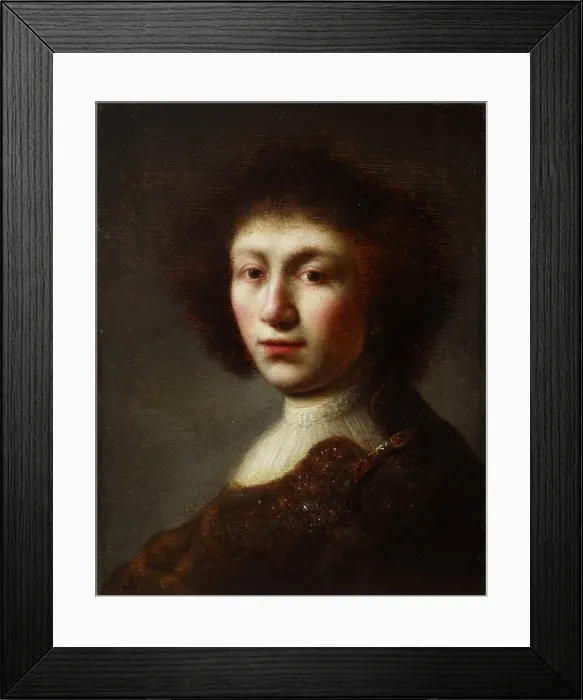 Framed Print : Portrait of a Young Woman, 1630-1635. Creator: Isaak de Jouderville Framed Print : Portrait of a Young Woman, 1630-1635. Creator: Isaak de Jouderville