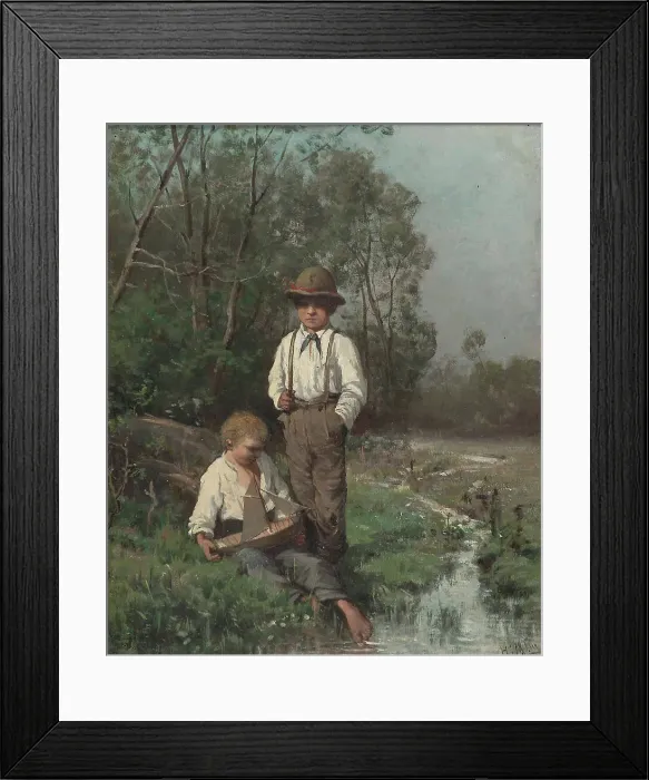 Framed Print : Little Shipmen, 1882. Creator: Hjalmar Munsterhjelm Framed Print : Little Shipmen, 1882. Creator: Hjalmar Munsterhjelm