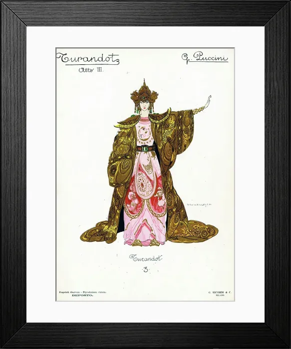 Framed Print : Turandot by Giacomo Puccini, 1926. Creator: Brunelleschi, Umberto (1879-1949) Framed Print : Turandot by Giacomo Puccini, 1926. Creator: Brunelleschi, Umberto (1879-1949)