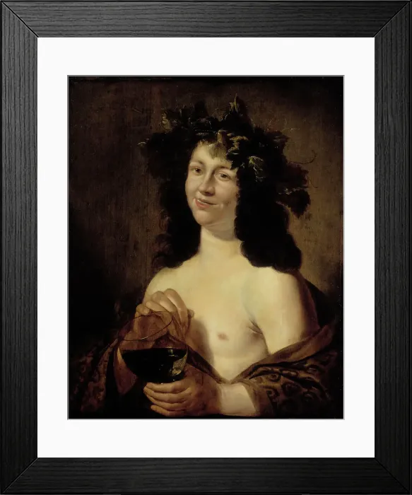 Framed Print : Bacchus. Creator: Follower of Jacob Adriaensz Backer Framed Print : Bacchus. Creator: Follower of Jacob Adriaensz Backer
