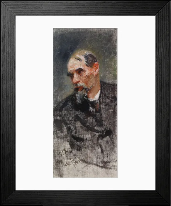 Framed Print : The Procurator (Portrait of P. A. Sergienko), 1912. Creator: Il'ya Repin Framed Print : The Procurator (Portrait of P. A. Sergienko), 1912. Creator: Il'ya Repin