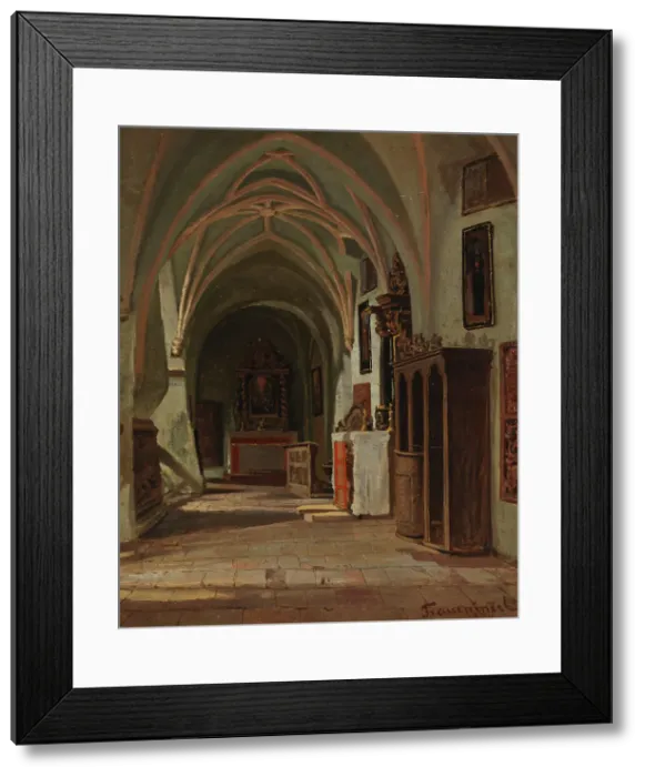Framed Print : Church interior from Fraueninsel, 1870. Creator: Hjalmar Munsterhjelm Framed Print : Church interior from Fraueninsel, 1870. Creator: Hjalmar Munsterhjelm