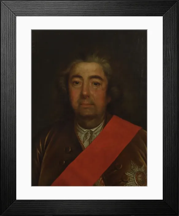 Framed Print : Portrait of Baron Ivan Antonovich Cherkasov (1692-1758), Second Half of the 18th cen. Creator: Anonymous Framed Print : Portrait of Baron Ivan Antonovich Cherkasov (1692-1758), Second Half of the 18th cen. Creator: Anonymous