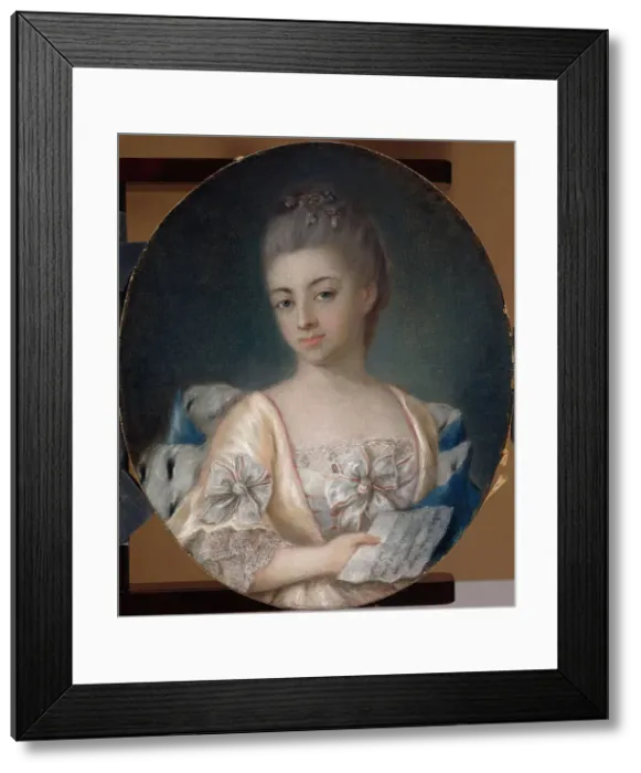 Framed Print : Portrait of a Lady, c1780s. Creator: Jonas Forsslund Framed Print : Portrait of a Lady, c1780s. Creator: Jonas Forsslund