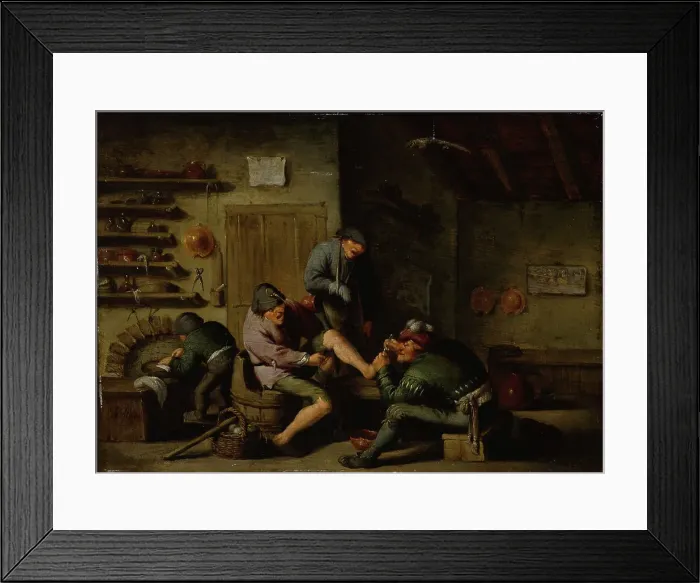 Framed Print : A quack and his patients. Creator: Adriaen van Ostade Framed Print : A quack and his patients. Creator: Adriaen van Ostade