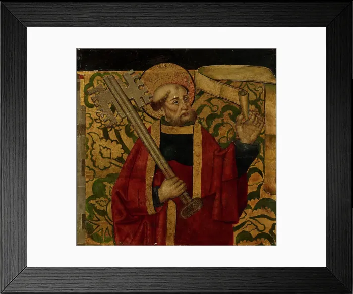 Framed Print : St. Peter, 1425-1492. Creator: Nuno Goncalves Framed Print : St. Peter, 1425-1492. Creator: Nuno Goncalves