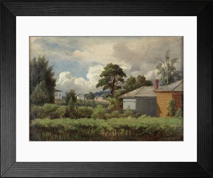 Framed Print : From the outskirts of Porvoo, 1870-1879. Creator: Johan Knutson Framed Print : From the outskirts of Porvoo, 1870-1879. Creator: Johan Knutson