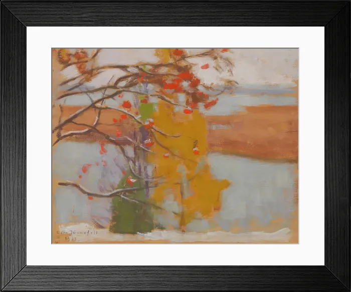 Framed Print : Rowan Berries, 1915. Creator: Eero Jarnefelt Framed Print : Rowan Berries, 1915. Creator: Eero Jarnefelt