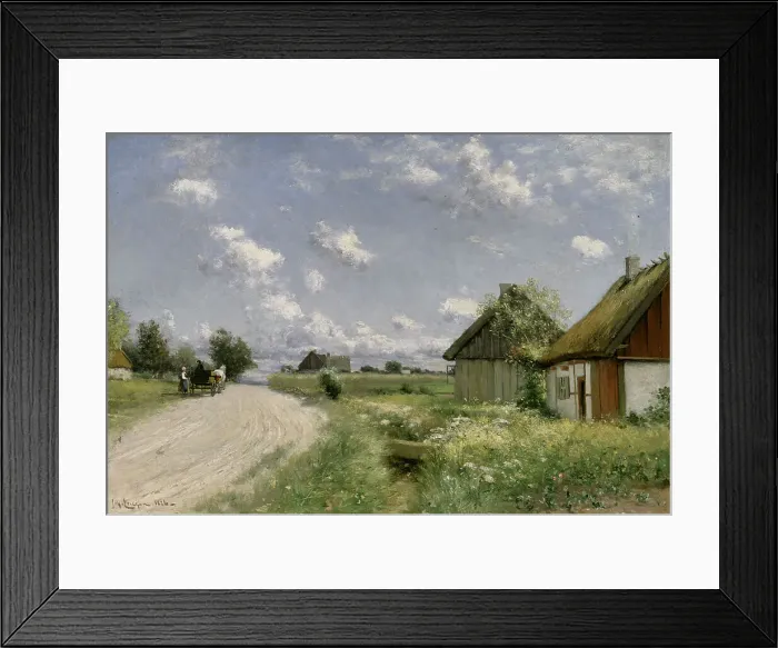 Framed Print : Skoon landscape, 1886. Creator: Johan Ericson Framed Print : Skoon landscape, 1886. Creator: Johan Ericson