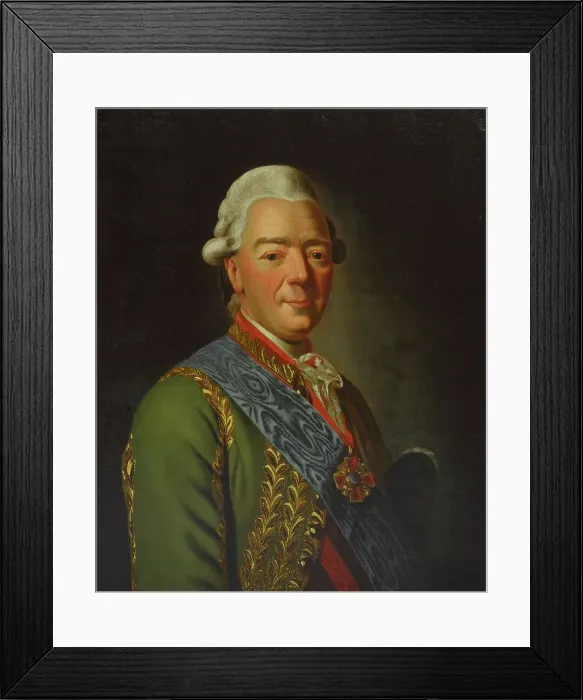 Framed Print : Portrait of Count Zakhar Grigoryevich Chernyshev (1722-1784), Second Half of the 18th cen. Creator: Anonymous Framed Print : Portrait of Count Zakhar Grigoryevich Chernyshev (1722-1784), Second Half of the 18th cen. Creator: Anonymous