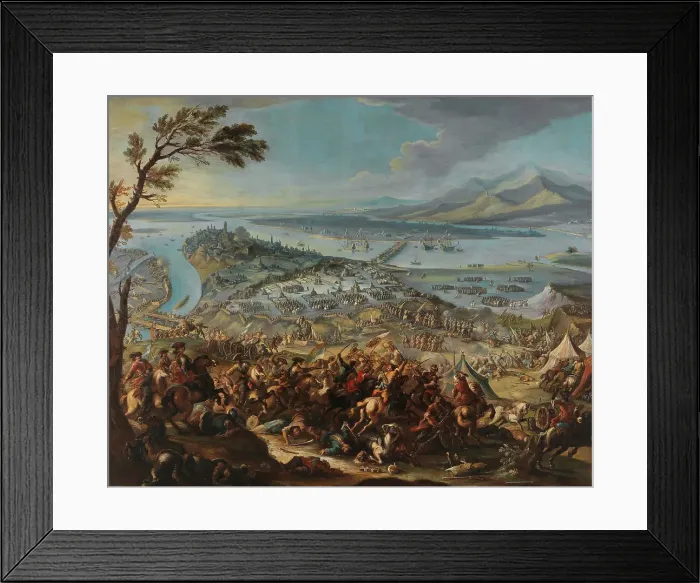 Framed Print : The conquest of Belgrade on September 6, 1688. Creator: Calza, Antonio (1658-1725) Framed Print : The conquest of Belgrade on September 6, 1688. Creator: Calza, Antonio (1658-1725)