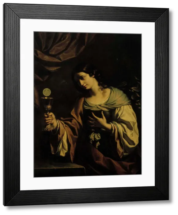 Framed Print : An allegory of faith (St. Clare), 1776. Creator: Ivan Akimovic Akimov Framed Print : An allegory of faith (St. Clare), 1776. Creator: Ivan Akimovic Akimov