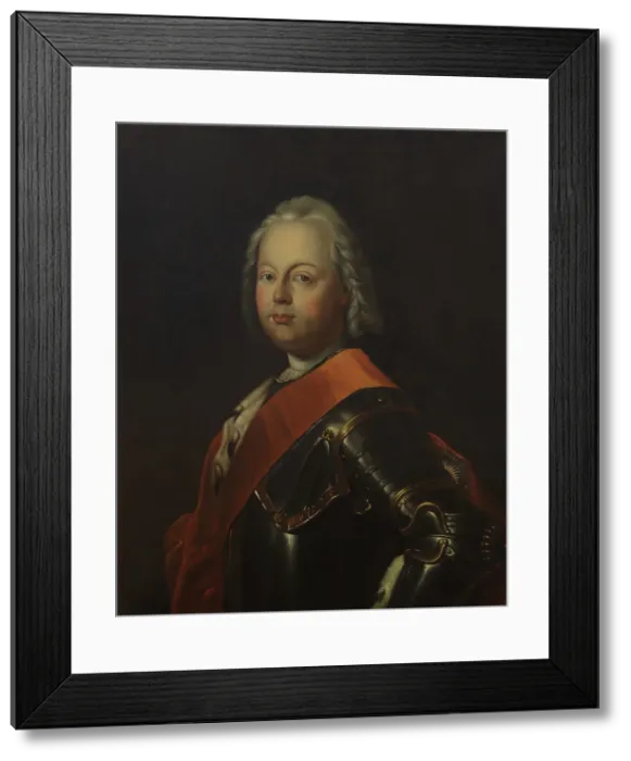 Framed Print : Portrait of Christian August, Prince of Anhalt-Zerbst (1690-1747), Second Half of the 18th cen. Creator: Anonymous Framed Print : Portrait of Christian August, Prince of Anhalt-Zerbst (1690-1747), Second Half of the 18th cen. Creator: Anonymous