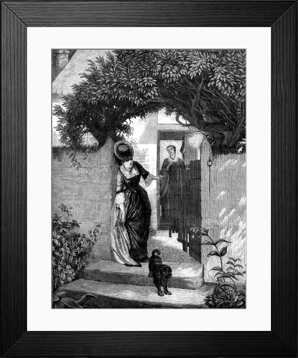 Framed Print : The Hour But Not The Man, by Mr. Holyoake, in the exhibition of the new British Institution, 1871. Creator: William Hollidge Framed Print : The Hour But Not The Man, by Mr. Holyoake, in the exhibition of the new British Institution, 1871. Creator: William Hollidge