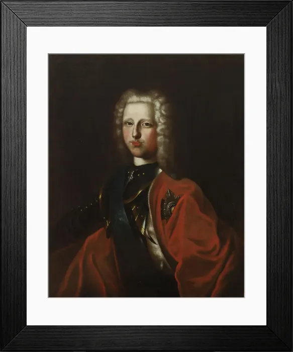 Framed Print : Portrait of Charles Augustus of Holstein-Gottorp (1706-1727), Prince-Bishop... 2nd Half of 18th cen Creator: Anonymous Framed Print : Portrait of Charles Augustus of Holstein-Gottorp (1706-1727), Prince-Bishop... 2nd Half of 18th cen Creator: Anonymous