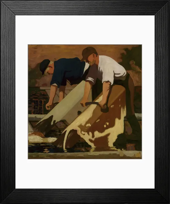 Framed Print : Tanners, 1908. Creator: Juho Rissanen Framed Print : Tanners, 1908. Creator: Juho Rissanen