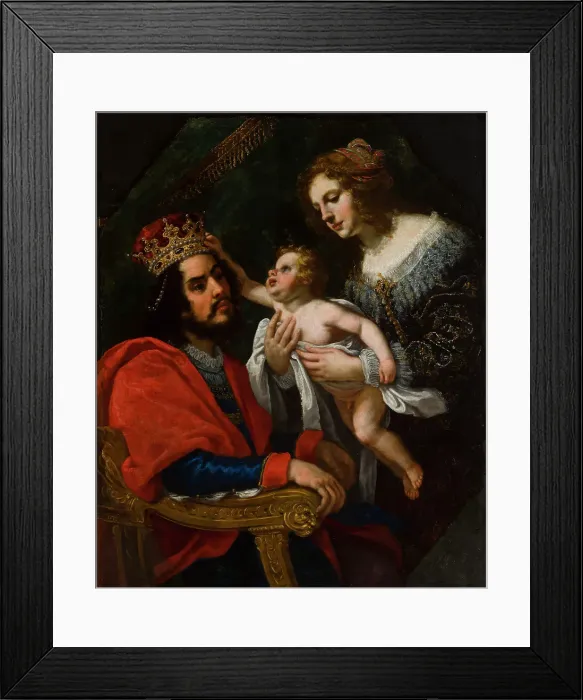 Framed Print : Pharaoh's daughter presents Moses, 1592-1664. Creator: Jacopo Vignali Framed Print : Pharaoh's daughter presents Moses, 1592-1664. Creator: Jacopo Vignali