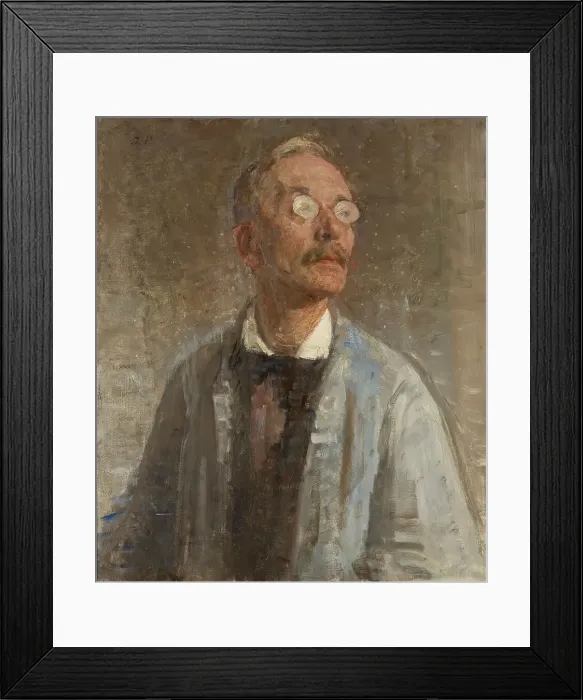 Framed Print : Self-Portrait. Creator: Julius Paulsen Framed Print : Self-Portrait. Creator: Julius Paulsen