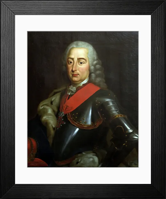 Framed Print : Portrait of King Peter III of Portugal and the Algarves (1717-1786), after 1777. Creator: Anonymous Framed Print : Portrait of King Peter III of Portugal and the Algarves (1717-1786), after 1777. Creator: Anonymous