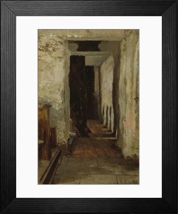 Framed Print : Interior view of Finström church, 1871. Creator: Karl Emanuel Jansson Framed Print : Interior view of Finström church, 1871. Creator: Karl Emanuel Jansson