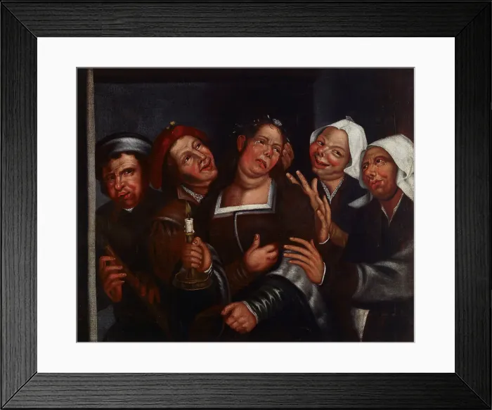 Framed Print : A wedding scene. Creator: Jan Massys Framed Print : A wedding scene. Creator: Jan Massys