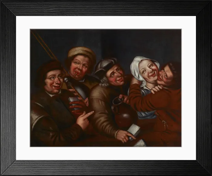 Framed Print : A merry company. Creator: Jan Massys Framed Print : A merry company. Creator: Jan Massys