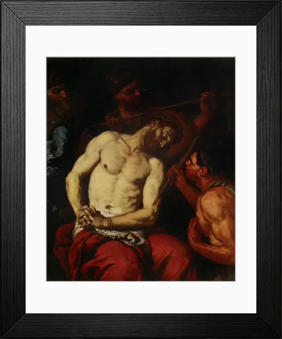 Framed Print : The Crowning with thorns, 1652-1698. Creator: Johann Carl Loth Framed Print : The Crowning with thorns, 1652-1698. Creator: Johann Carl Loth