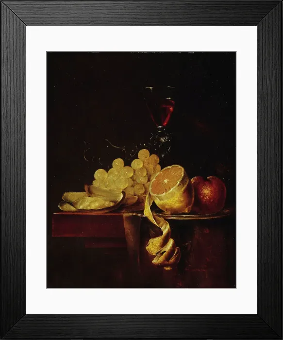 Framed Print : Still life, 1661. Creator: Godfriedt von Bochoutt Brugge Framed Print : Still life, 1661. Creator: Godfriedt von Bochoutt Brugge