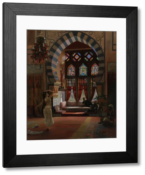 Framed Print : Almée, an Egyptian Dancer, 1883. Creator: Gunnar Berndtson Framed Print : Almée, an Egyptian Dancer, 1883. Creator: Gunnar Berndtson
