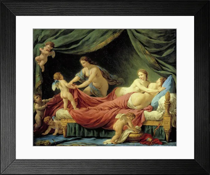 Framed Print : The Three Graces, 1797. Creator: Jean Jacques Lagrenee Framed Print : The Three Graces, 1797. Creator: Jean Jacques Lagrenee