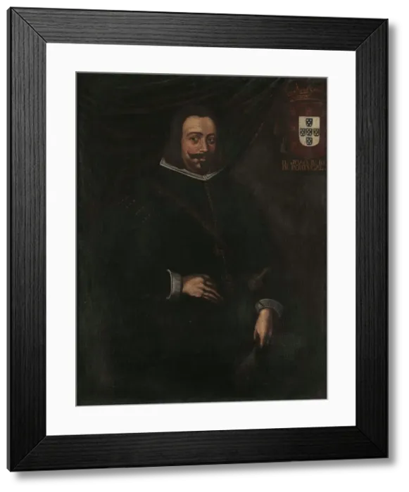 Framed Print : Portrait of King John IV of Portugal (1604-1656), 1640s. Creator: Avelar Rebelo, José de (c. 1600-1657) Framed Print : Portrait of King John IV of Portugal (1604-1656), 1640s. Creator: Avelar Rebelo, José de (c. 1600-1657)