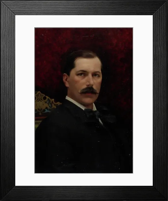 Framed Print : Portrait of Baron Delort de Gléon, 1883. Creator: Gunnar Berndtson Framed Print : Portrait of Baron Delort de Gléon, 1883. Creator: Gunnar Berndtson