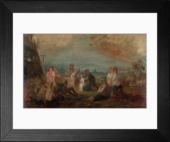 Framed Print : Harvest festival, sketch. Creator: Robert Wilhelm Ekman Framed Print : Harvest festival, sketch. Creator: Robert Wilhelm Ekman