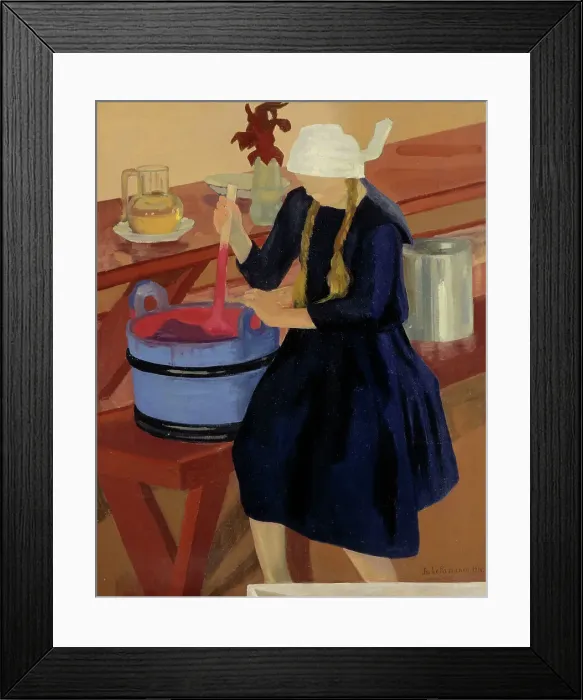 Framed Print : Polukansurvoja, 1914. Creator: Juho Rissanen Framed Print : Polukansurvoja, 1914. Creator: Juho Rissanen