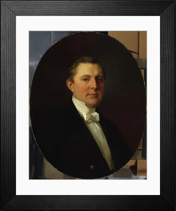 Framed Print : Privy Councillor Carl F. G. von Haartman, 1856. Creator: Johan Gustaf Köhler Framed Print : Privy Councillor Carl F. G. von Haartman, 1856. Creator: Johan Gustaf Köhler