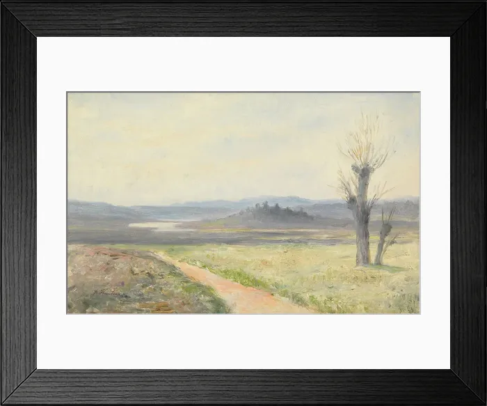 Framed Print : Plain landscape. Creator: Johan Knutson Framed Print : Plain landscape. Creator: Johan Knutson