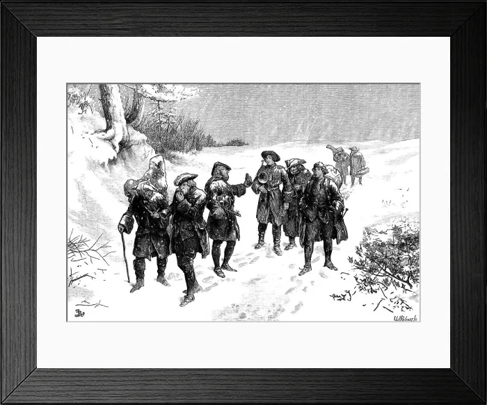 Framed Print : Going to the Dance, drawn by F. Barnard, 1871. Creator: William James Palmer Framed Print : Going to the Dance, drawn by F. Barnard, 1871. Creator: William James Palmer
