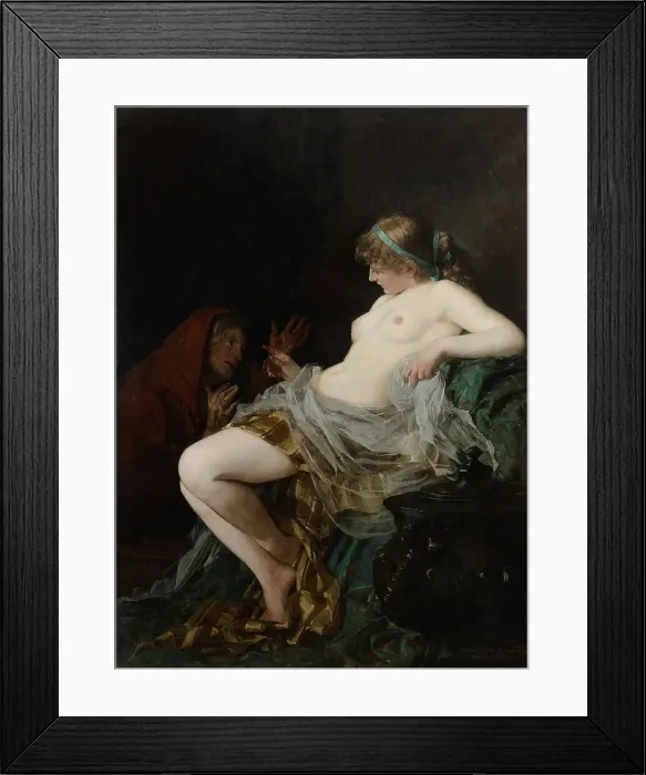 Framed Print : Semele and Beroe, 1886. Creator: Clementz, Hermann (1852-1930) Framed Print : Semele and Beroe, 1886. Creator: Clementz, Hermann (1852-1930)