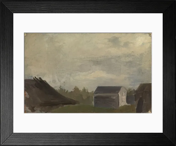 Framed Print : Landscape Study, 1870. Creator: Karl Emanuel Jansson Framed Print : Landscape Study, 1870. Creator: Karl Emanuel Jansson