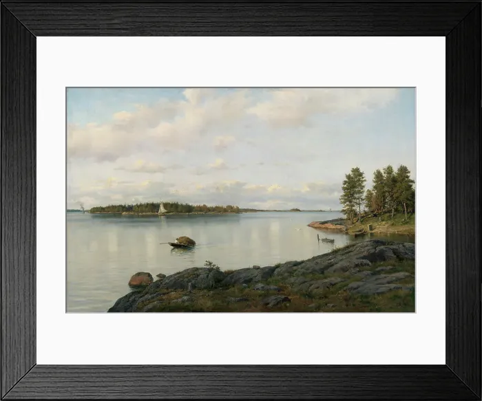 Framed Print : Archipelago subject. Creator: Oscar Kleineh Framed Print : Archipelago subject. Creator: Oscar Kleineh