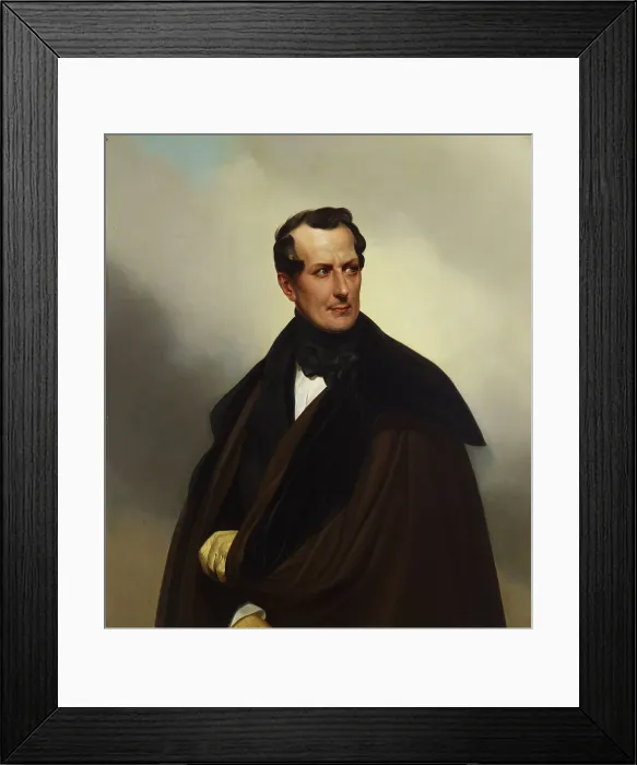 Framed Print : Count Vladimir Alekseevich Mussin-Pushkin, 1830-1840. Creator: Karl Briullov Framed Print : Count Vladimir Alekseevich Mussin-Pushkin, 1830-1840. Creator: Karl Briullov