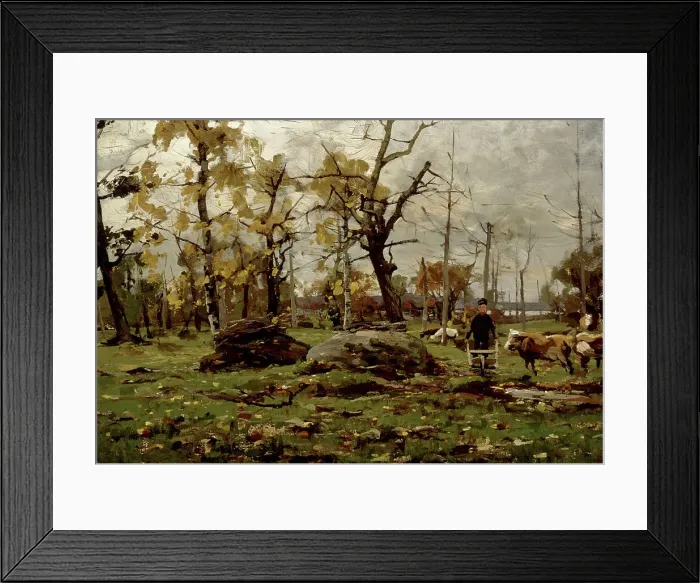 Framed Print : Landscape Study from Eckerö, 1884. Creator: Victor Westerholm Framed Print : Landscape Study from Eckerö, 1884. Creator: Victor Westerholm