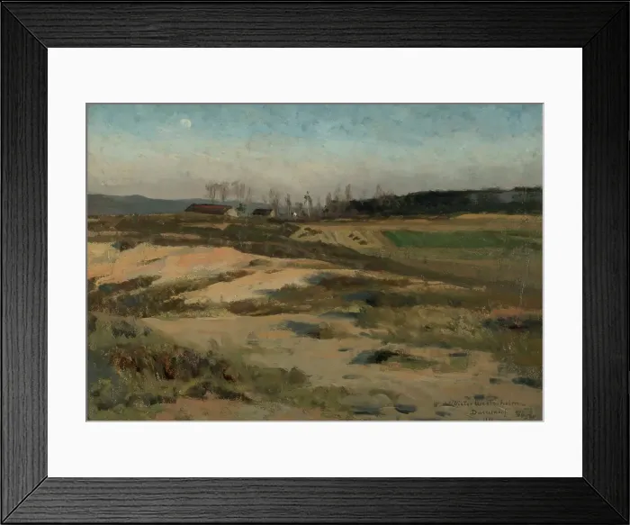 Framed Print : Moor, 1880. Creator: Victor Westerholm Framed Print : Moor, 1880. Creator: Victor Westerholm