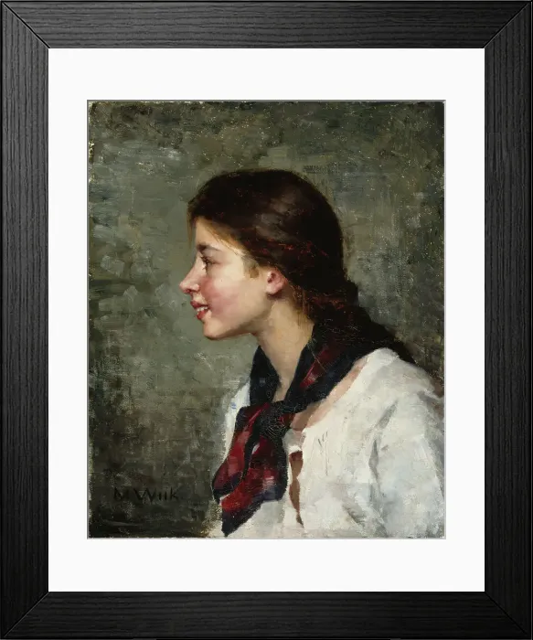 Framed Print : Elsa, 1882. Creator: Maria Wiik Framed Print : Elsa, 1882. Creator: Maria Wiik