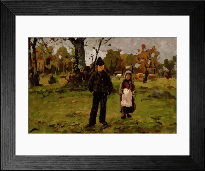 Framed Print : Landscape Study from Eckerö, 1884. Creator: Victor Westerholm Framed Print : Landscape Study from Eckerö, 1884. Creator: Victor Westerholm