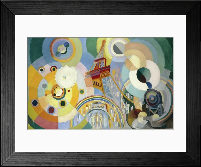 Framed Print : Air, Iron and Water, 1937. Creator: Delaunay, Robert (1885-1941) Framed Print : Air, Iron and Water, 1937. Creator: Delaunay, Robert (1885-1941)